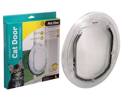 Pet One Cat Door Poly Single Glaze Glass Fit For Discount