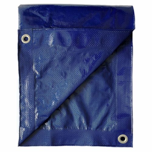 ITM MD-GT-BB-1020 10  x 20  Blue Polyethylene Storage Tarp Cover - Quantity of 8 Online now