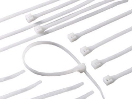 ECM Industries 46-308 100-Count Pack of 8  Inch White Nylon Cable Ties Online Hot Sale