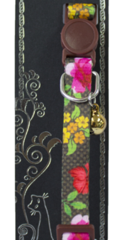 Envy Cat Collar Flora Brown Discount