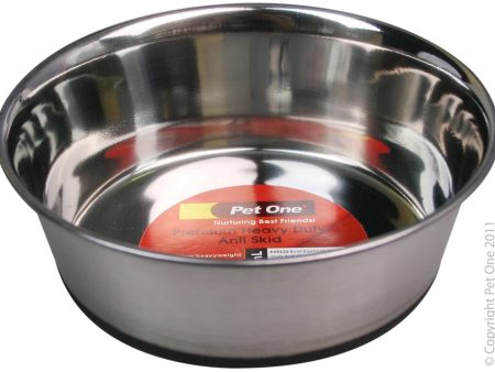 Pet One Premium Heavy Duty Bowl Anti Skid Stainless Steel 600ml Online