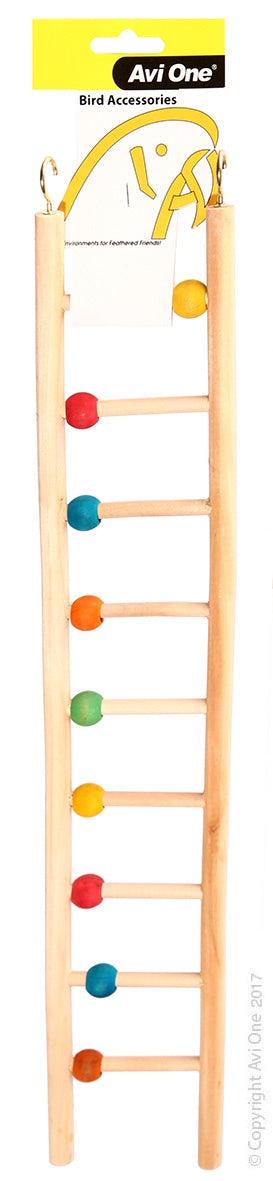 Avi One Wooden Ladder with Beads 9 Rung Online now