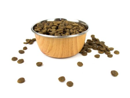 Barkley & Bella Natural Wood Bowl Small Online Hot Sale