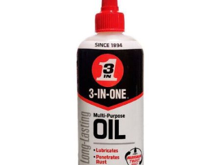 3-In-One 100703 4 oz Bottle of Multi-Purpose Lubricating Drip Oil Online Sale