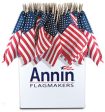 Annin Flagmakers 41294 8  x 12  American USA Hand Flags For Discount