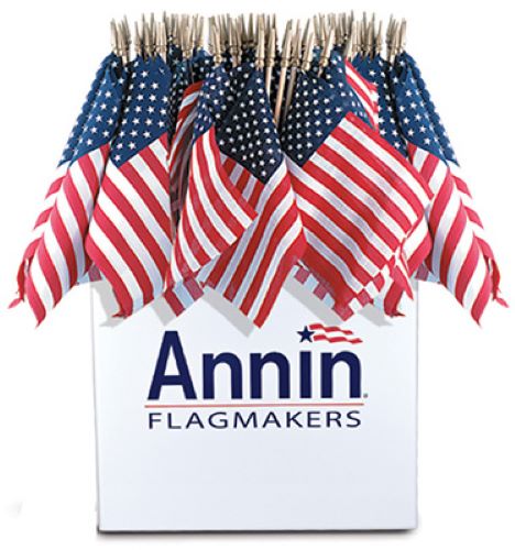 Annin Flagmakers 41294 8  x 12  American USA Hand Flags For Discount