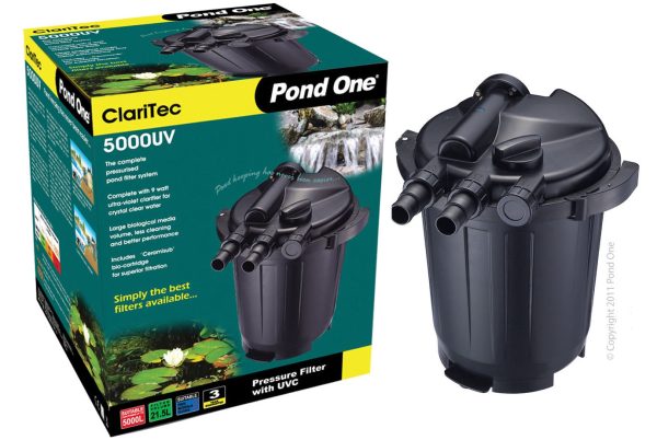 Pond One ClariTec 5000 Pressurised Filter 9W UVC Online Hot Sale