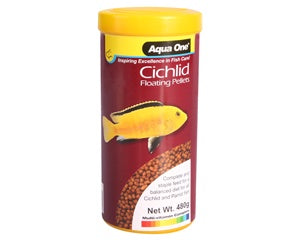 Aqua One Cichlid Floating Pellet 480G Online Hot Sale