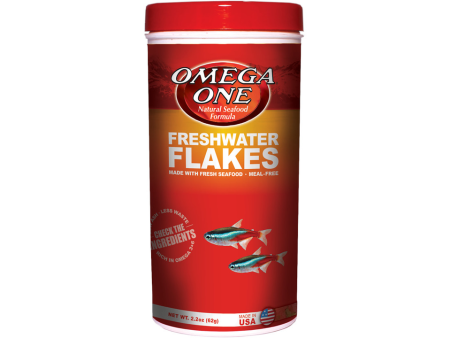 Omega One Freshwater Flakes 62G For Cheap