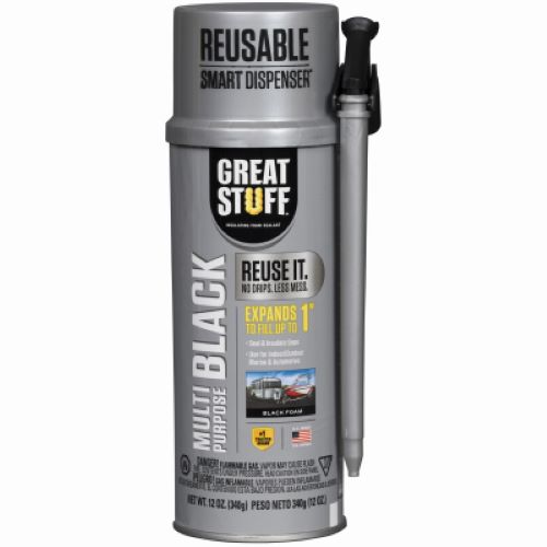 DDP 99112876 12 oz Can of Great Stuff Multi-Purpose Black Minimal Expanding Foam Sealant - Quantity of 1 Sale