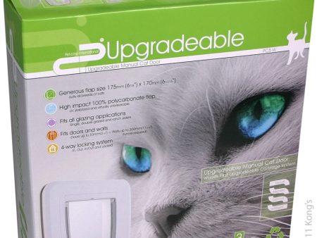 Pet Corp Cat Door Upgradeable Manual White PC5 Online now