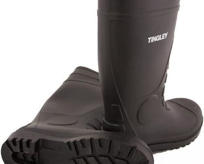 Tingley 31161.11 Size 11 Black Pair of Black PVC Over The Sock Waterproof Work Boots Online