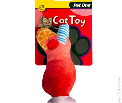 Pet One Plush Meowjito Red 14cm Online now