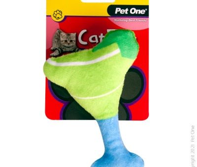 Pet One Plush Meowtini Green 13.5cm For Cheap