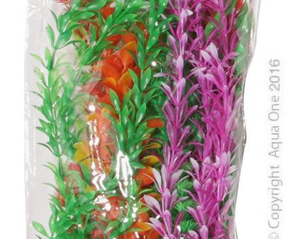 Aqua One Plastic Plant Mixed X-Large 6 Pack Sale