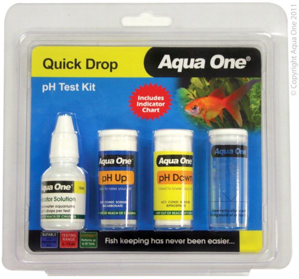 Aqua One QuickDrop 6-7.8pH Test kit Supply