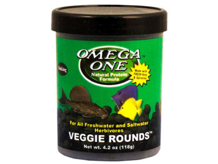 Omega One Veggie Rounds 113G Supply