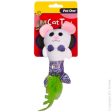 Pet One Plush Mermouse with Feather 14cm Cheap