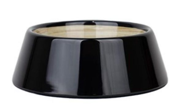 Barkley & Bella Black Bamboo Bowl Medium Online Sale