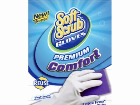 Soft Scrub 12611-26 Pair of Small Size Premium Comfort Latex Free Vinyl Gloves Supply