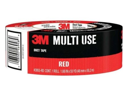 3M 3955-RD 1.88  Inch x 55 Yard Red Multi-Use Duct Tape Sale