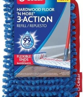 O-Cedar 170385 Hardwood Floor  N More Flip Mop Side Refill For Sale