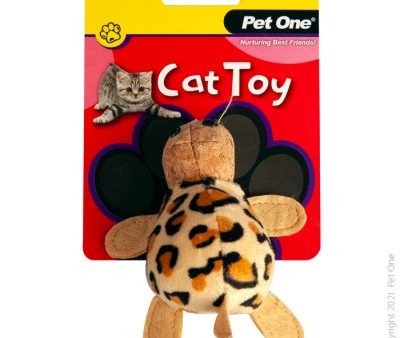 Pet One Plush Leopard Tortoise 10.5cm For Sale