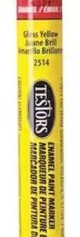 Testors 2514C 1 3 oz Yellow Gloss Enamel Paint Pen Marker Online now