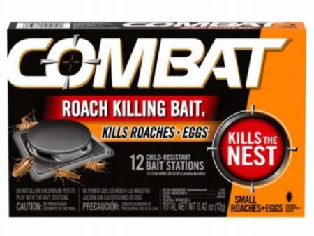 Combat 41910 12-Count Pack of Roach Pest Control Bait Sale