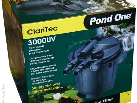 Pond One ClariTec 3000 Pressurised Filter 9W UVC Fashion