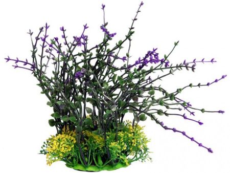 Aqua One Ecoscape Medium Bladderwort Purple Planter on Sale