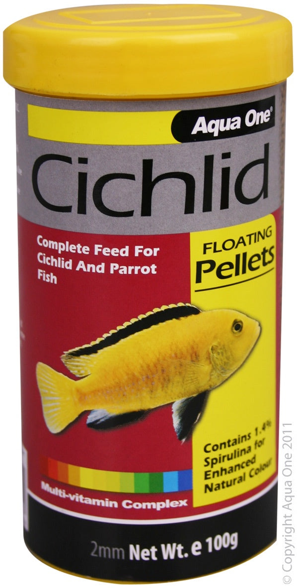 Aqua One Cichlid Floating Pellet 100G For Cheap